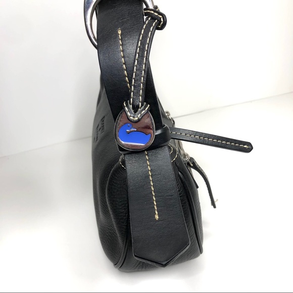 Dooney & Burke all weather leather black purse EUC - Picture 4 of 16